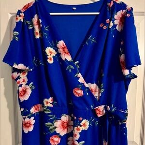 Vibrant Floral Dress 18/20